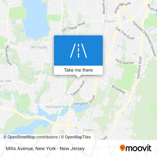 Mapa de Mills Avenue