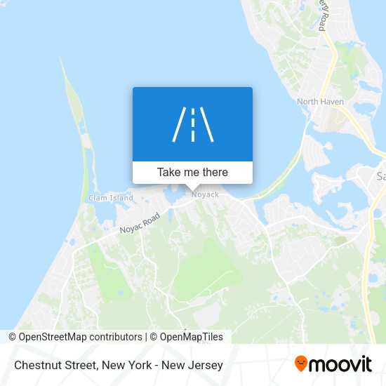 Mapa de Chestnut Street