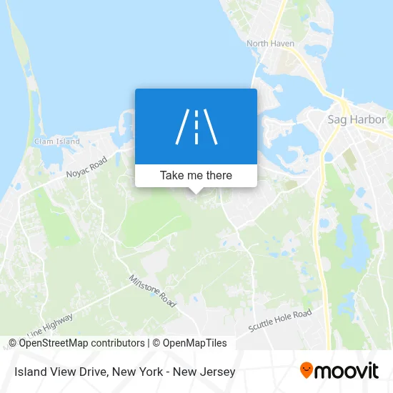 Island View Drive map