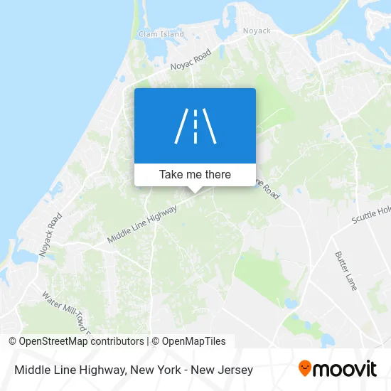 Middle Line Highway map