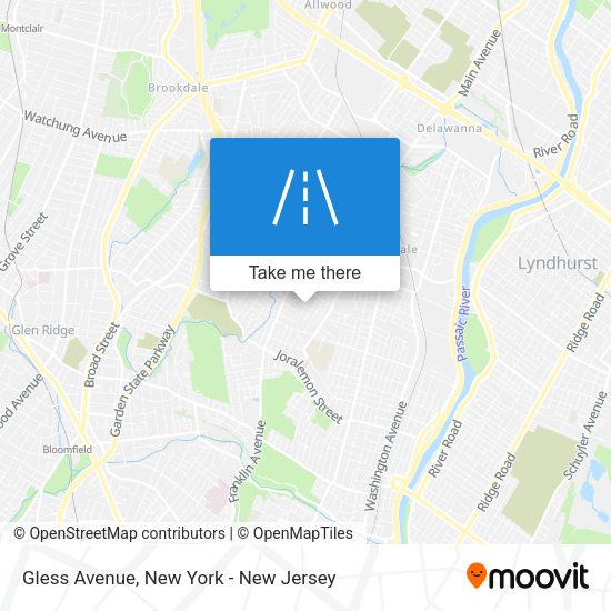 Mapa de Gless Avenue