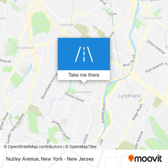 Mapa de Nutley Avenue