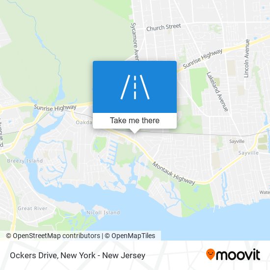 Ockers Drive map