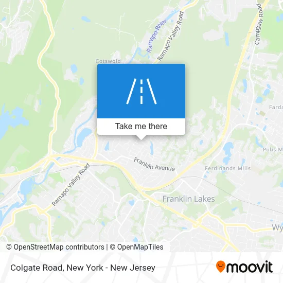 Colgate Road map