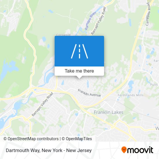 Mapa de Dartmouth Way