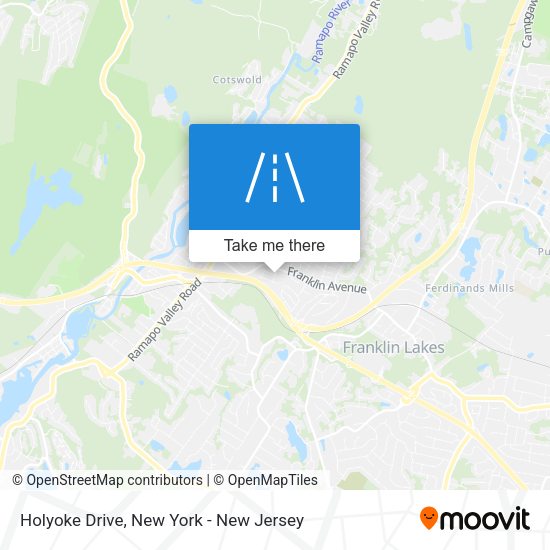 Holyoke Drive map