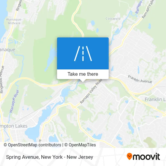 Spring Avenue map
