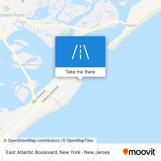 Mapa de East Atlantic Boulevard