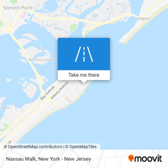 Nassau Walk map