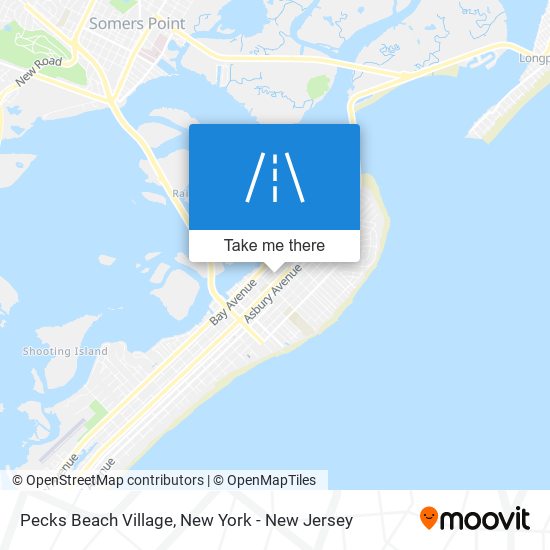 Pecks Beach Village map