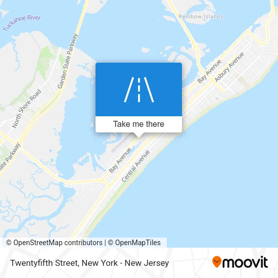 Twentyfifth Street map