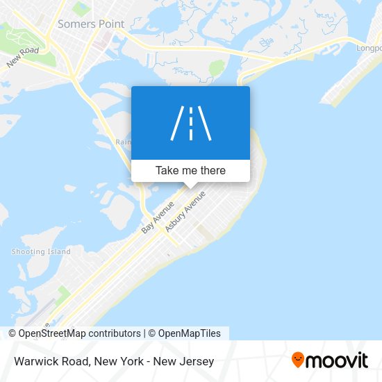 Mapa de Warwick Road