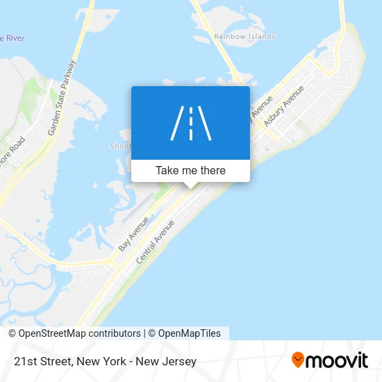 Mapa de 21st Street