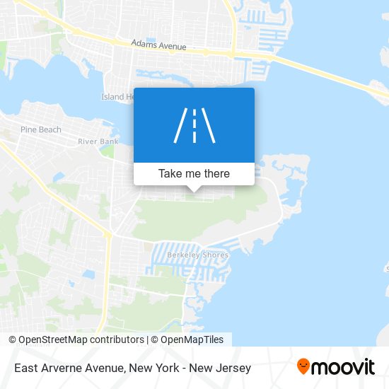 East Arverne Avenue map