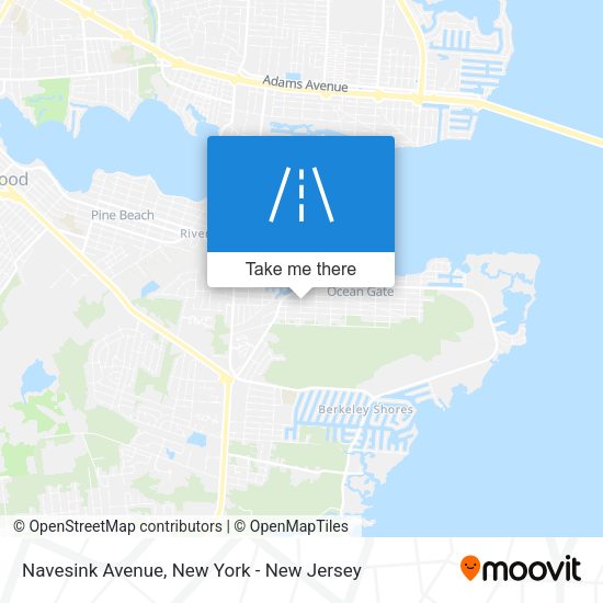 Navesink Avenue map