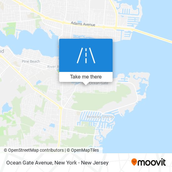 Ocean Gate Avenue map