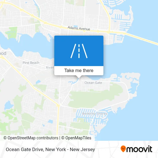 Ocean Gate Drive map