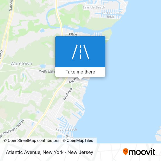 Mapa de Atlantic Avenue