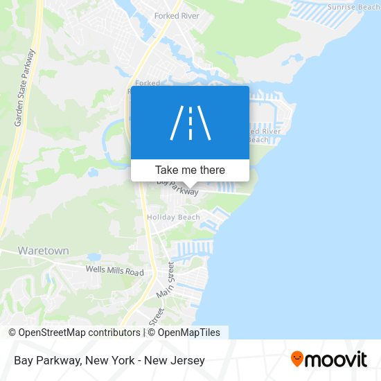 Bay Parkway map