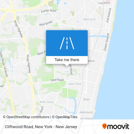 Mapa de Cliftwood Road