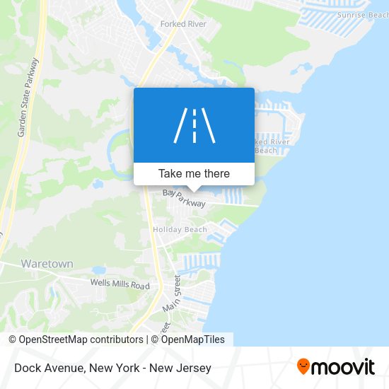 Dock Avenue map