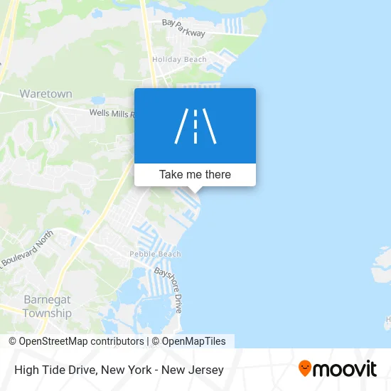 High Tide Drive map