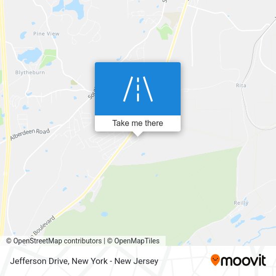Mapa de Jefferson Drive