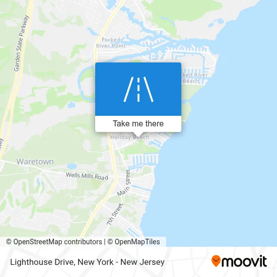 Lighthouse Drive map