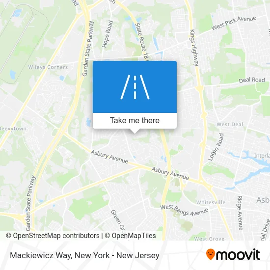 Mackiewicz Way map