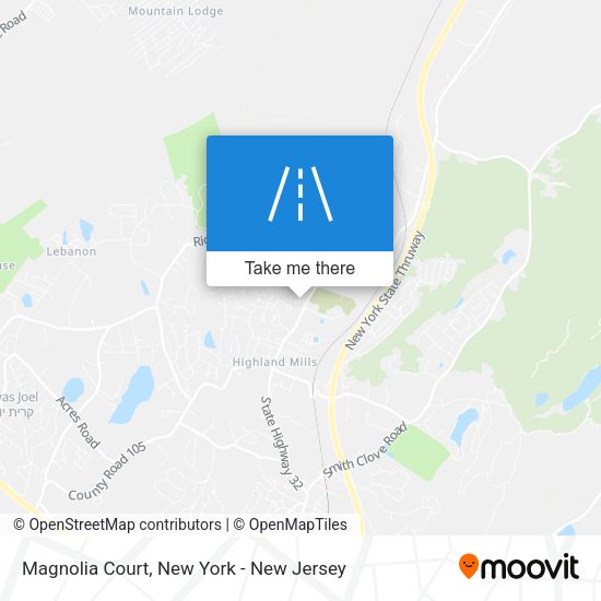 Mapa de Magnolia Court
