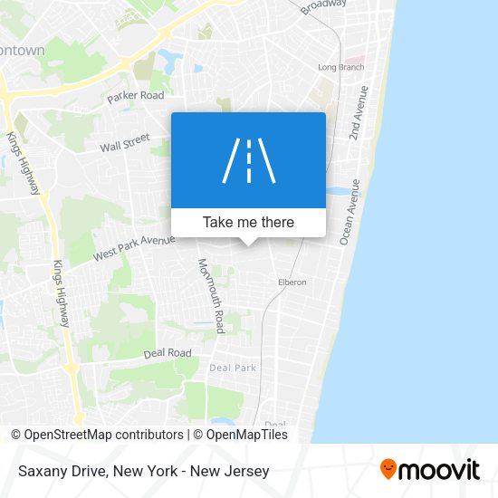 Mapa de Saxany Drive