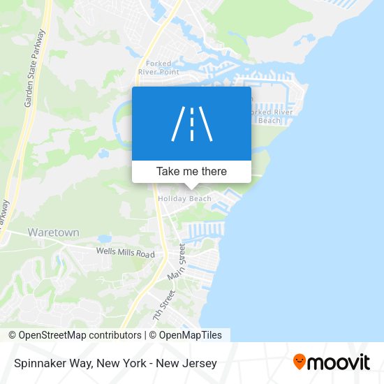 Spinnaker Way map