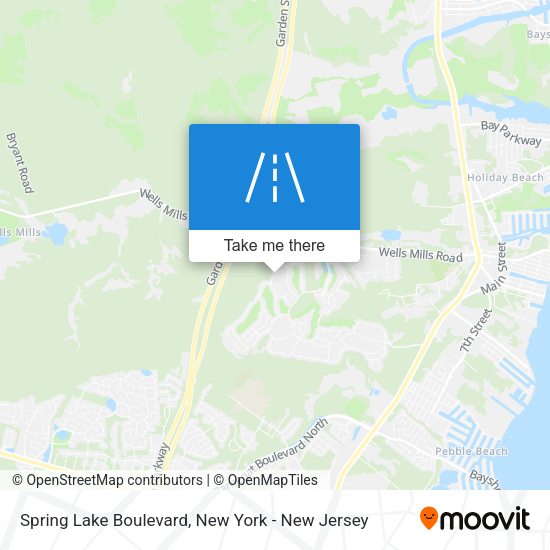 Mapa de Spring Lake Boulevard