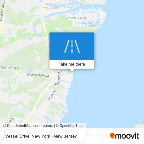 Vessel Drive map
