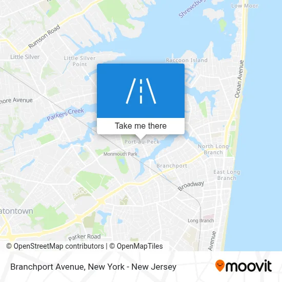 Branchport Avenue map