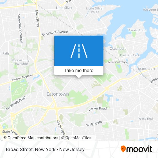 Mapa de Broad Street