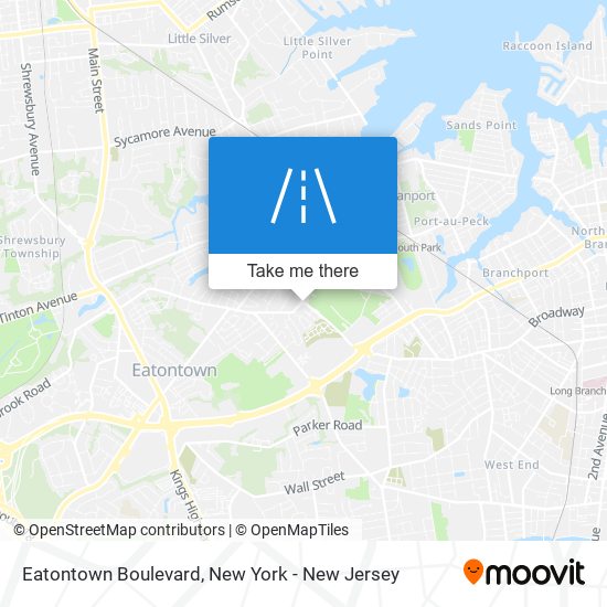 Eatontown Boulevard map