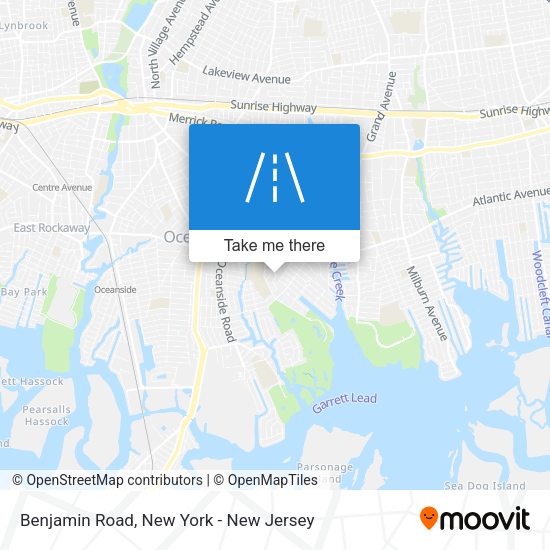 Mapa de Benjamin Road
