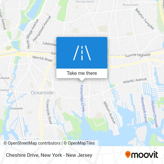 Mapa de Cheshire Drive