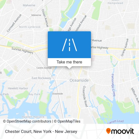 Mapa de Chester Court