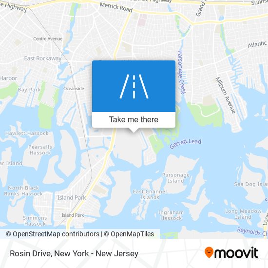 Rosin Drive map