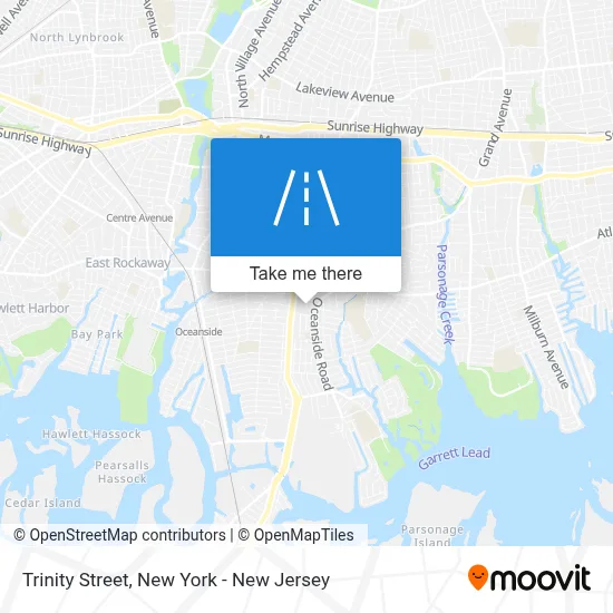 Trinity Street map