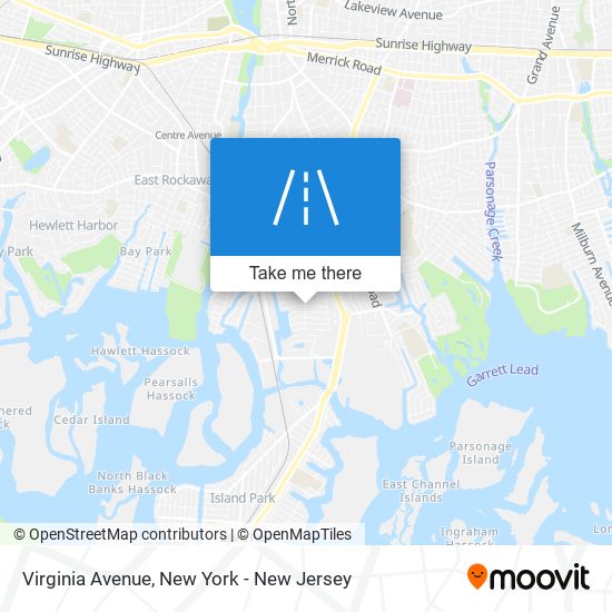 Virginia Avenue map