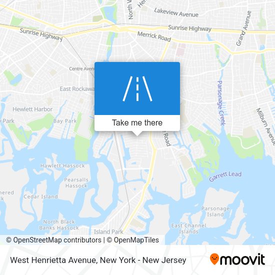 West Henrietta Avenue map