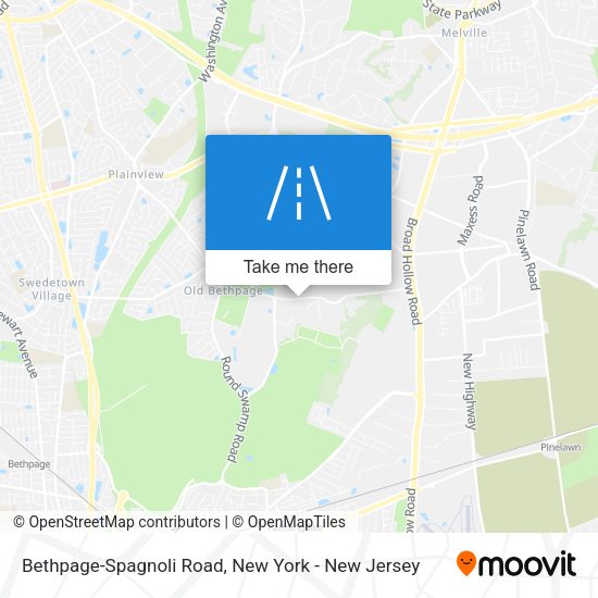 Mapa de Bethpage-Spagnoli Road