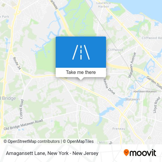 Mapa de Amagansett Lane