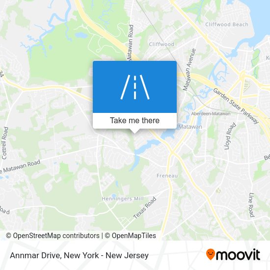 Mapa de Annmar Drive