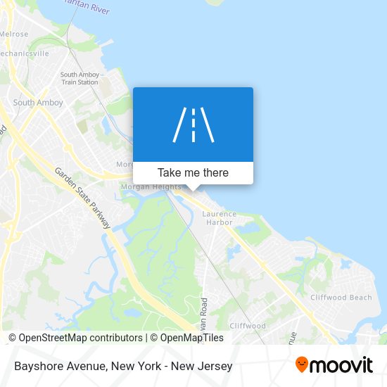 Mapa de Bayshore Avenue