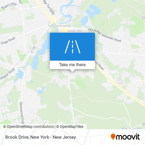 Brook Drive map