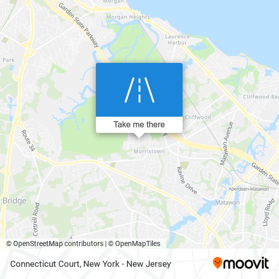 Mapa de Connecticut Court